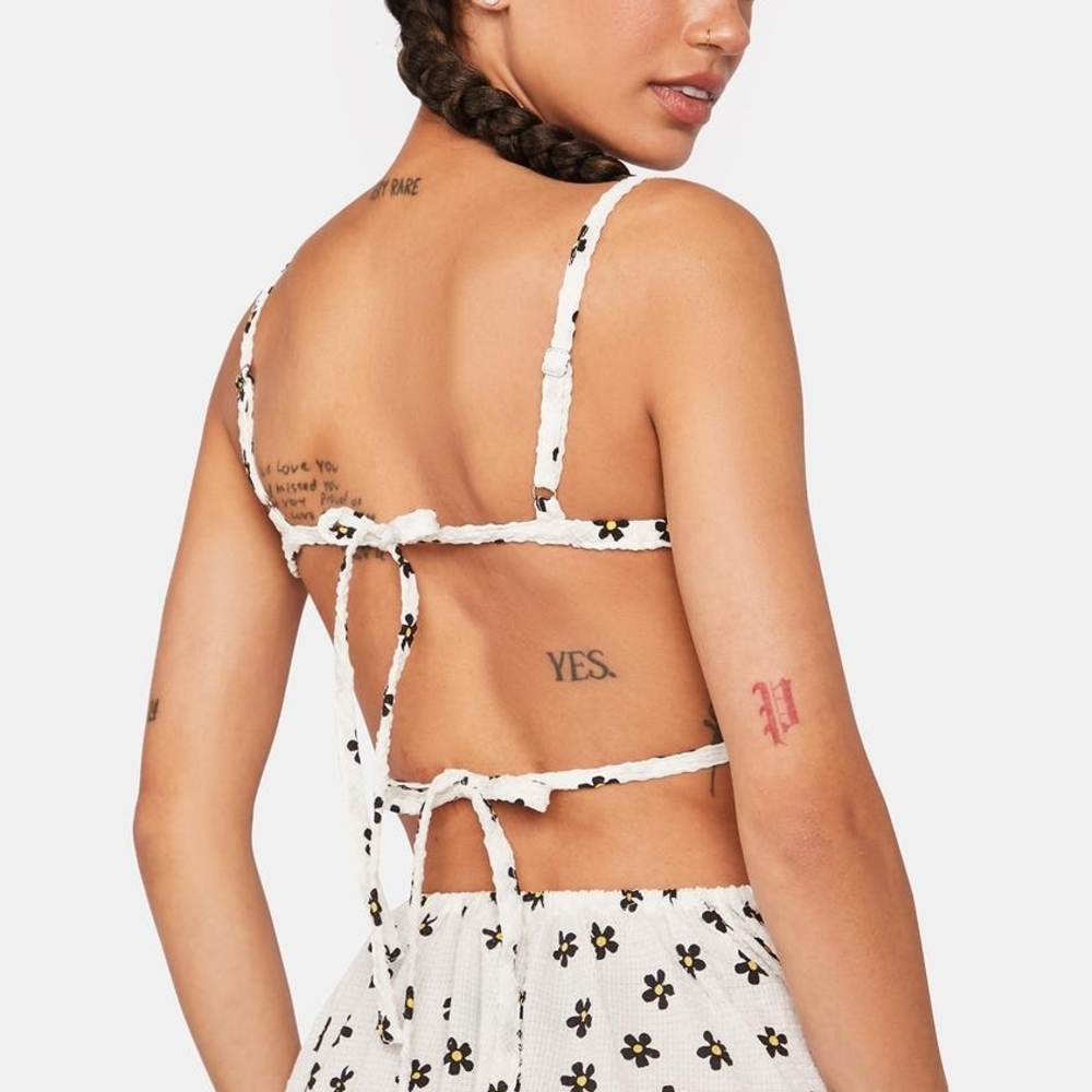 NWT For Love & Lemons Daisy Floral Dress Size Extra Large XL BRENDA MIDI $280 - Picture 4 of 5